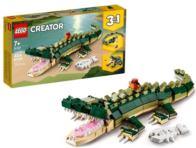 Zestaw klocków Lego Creator 3 in 1 Krokodyl 454 części (31121)