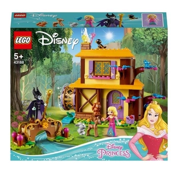 Zestaw klocków LEGO Disney Princess Leśna chatka Aurory 300 elementów (43188)