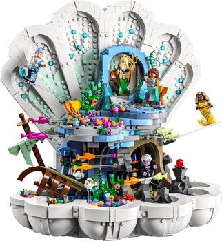 Zestaw klocków Lego Disney Mała Syrenka. Królewska muszla 1808 części (43225)