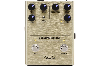 Педаль эффектов Fender PEDAL COMPUGILIST COMPRESSOR/DISTORTION