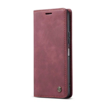 Чохол книжка Caseme з магнітом для Xiaomi Redmi 13 бордовий