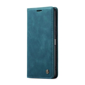 Чехол книжка Caseme с магнитом для Xiaomi Redmi 13 зеленый
