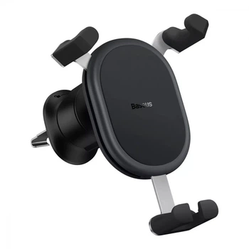 Автомобильный держатель холдер Baseus Stable Gravitational Car Mount Air Outlet version SUWX000001&nbsp;Black