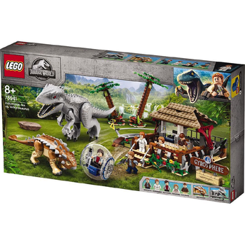 Zestaw klocków Lego Jurassic World Indominus Rex kontra ankylozaur 667 części (75941)