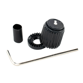Ручка для потенціометра d'addario PW-LNS-01B Loknob Small Black, Plastic Knob