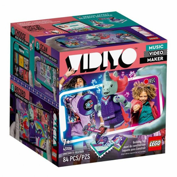Zestaw klocków LEGO Vidiyo Unicorn DJ BeatBox 84 elementy (43106)