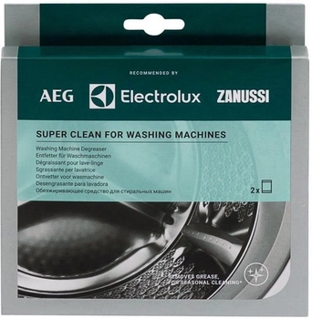 Засіб для чищення пральних машин Electrolux Super Clean 2 x 50 г (M3GCP201) (7332543979066)