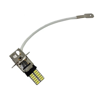 Светодиодная лампа с цоколем Н3 24SMD 4014 Autoexpect 12V Белый с драйвером (21016)