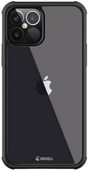 Etui Krusell Protective Cover do Apple iPhone 12 Pro Max Black (7394090621805)