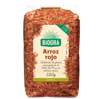 Червоний рис Biogra Arroz Rojo 250 г (8426904176702)