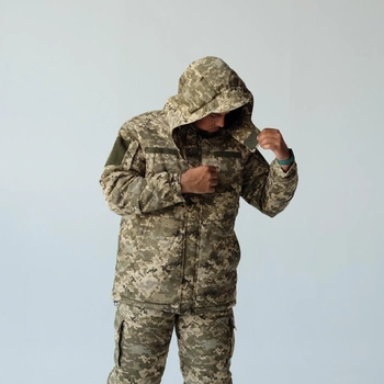 Зимняя куртка ЗСУ Бушлат военный тактический зимний пиксель Ткань мембрана размер 52