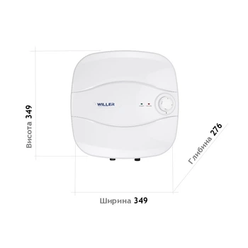 Бойлер Willer PA10R Optima Mini (монтаж над миттям)