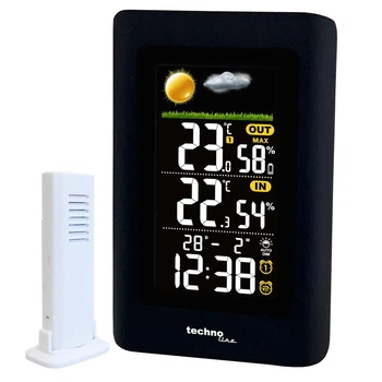 Метеостанція Technoline WS6447 із виносним датчиком Black (WS6447)