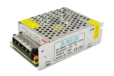 Блок питания UKC 100-240V DC 12V 5A металлический (005577)