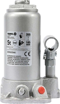 Podnośnik hydrauliczny butelkowy Vorel 80032 5 t 185-355 mm (5906083800320)