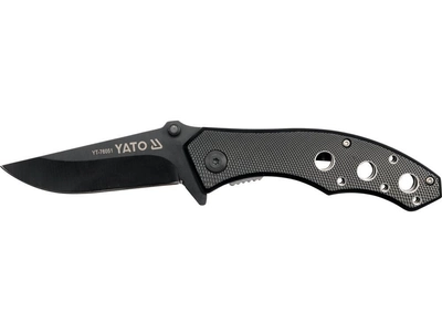 Нож складной из нержавеющей стали, лезвие 75 мм, 190 мм YATO (YT-76051)