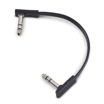 Патч-кабель для педалей экспрессии и футсвичей (RBO CAB F TRS 15 BK) ROCKBOARD Flat TRS Cable (15 cm)