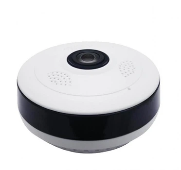Онлайн IP камера видео наблюдения для смартфона к телефону через Kronos Wi-Fi 360 градусов "рыбий глаз" v380-3 панорамная (par_v380-3)