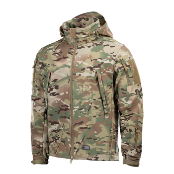Чоловічий зимовий Комплект Куртка M-TAC + Штани CamoTec «Stalker Vent» / Польова форма SoftShell на флісі мультикам розмір S