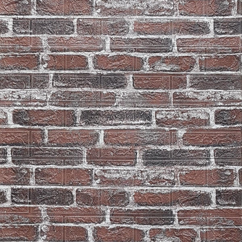 Самоклеющаяся 3D панель Sticker Wall под красный екатеринослав кирпич 3080x700x3мм SW-00001761