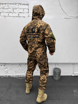 Тактический зимний теплый военный комплект Short ( Куртка + Штаны ), Камуфляж: Пиксель, Размер: L