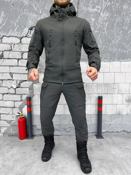 Тактический зимний теплый военный комплект SND ( Куртка + Штаны ), Камуфляж: Серый, Размер: S