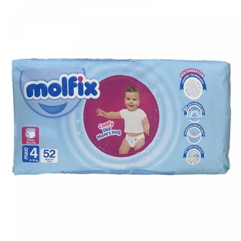 Подгузники-трусики Molfix 4 maxi (9-14 кг) 52 шт