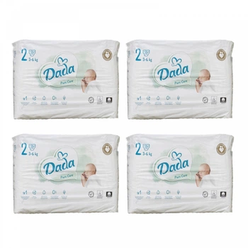 Подгузники Dada Pure Care 2 (3-6 кг) 140 шт