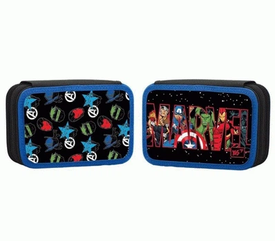 Пенал твердий подвійний HP-01 Marvel Avengers 21х13х4см YES