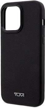 Etui TUMI Leather Balistic Pattern MagSafe do Apple iPhone 14 Black (3666339074999)