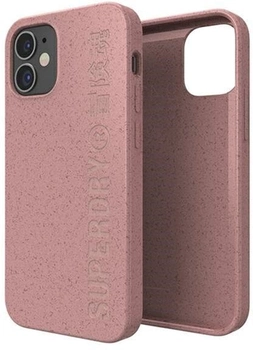 Etui Superdry Snap Compostable Case do Apple iPhone 12 mini Pink (8718846086240)