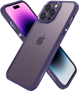 Etui Spigen Ultra Hybrid do Apple iPhone 14 Pro Deep Purple (8809811869842)