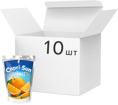 Упаковка напитка Capri-Sun Orange 200 мл х 10 шт (4000177407424)