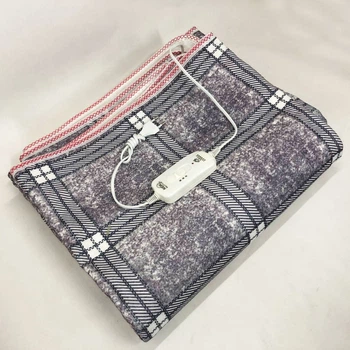 Электропростынь электрическая простынь с подогревом WS Electric Blanket 150х180см. Цвет: серый с фиолетовым оттенком