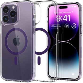 Etui Spigen Ultra Hybrid Mag do Apple iPhone 14 Pro Deep Purple (8809811869927)
