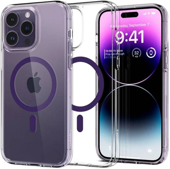 Панель Spigen Ultra Hybrid Mag для Apple iPhone 14 Pro Deep Purple (8809811869927)