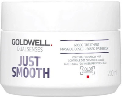 Маска Goldwell Dualsenses Just Smooth 60 секунд розгладжуюча для неслухняного волосся 200 мл (4021609061304)