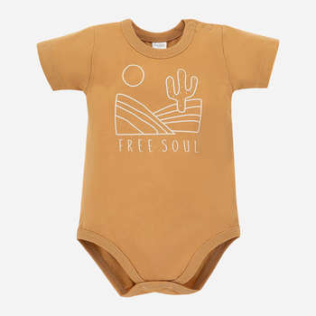 Боді-футболка Pinokio Free Soul 68 см Жовта (5901033284939)
