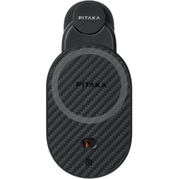 Автодержатель с беспроводной зарядкой Pitaka MagEZ Car Mount Pro 2 Car Vent Black (Tesla) (CM2302T)