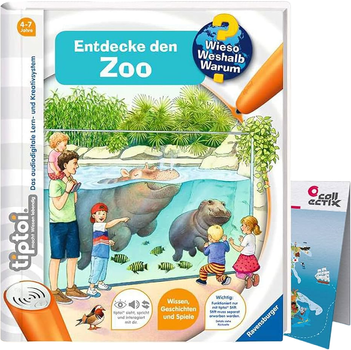 Książka dla dzieci Ravensburger tiptoi book Discover the Zoo - Inka Friese (9783473329205)