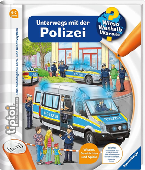 Książka dla dzieci Ravensburger tiptoi Na drodze z policją - Caroline Künzel (9783473329229)