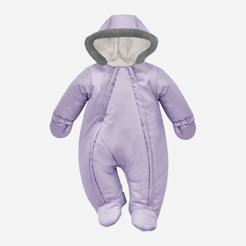Суцільний комбінезон дитячий зимовий для новонароджених Pinokio Winter Warm Overall 68 см Фіолетовий (5901033309137)