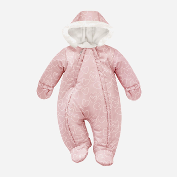 Kombinezon zimowy niemowlęcy Pinokio Winter Warm Overall-1 62 cm Różowy (5901033308888)