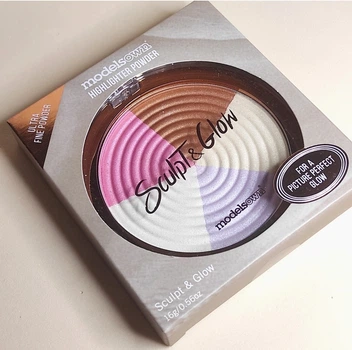 Радужный хайлайтер Models Own Sculpt & Glow Highlighter Powder - Shade 09