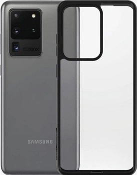 Панель Panzer Glass Clear Case для Samsung Galaxy S20 Ultra + Захисне скло Чорний (5711724002403)