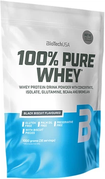 Сироватковий протеїн Biotech 100% Pure Whey порошок 1000 г Шоколадний бісквіт (5999076240074)
