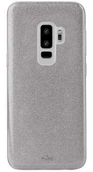 Etui Puro Glitter Shine do Samsung Galaxy S9 Plus Silver (8033830258619)