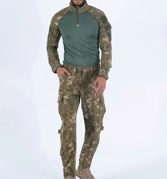Тактический мужской летний костюм рубашка и штаны Камуфляж XXXL Kali