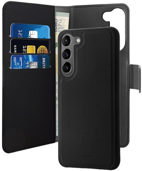 Чохол-книжка Puro Wallet Detachable 2в1 для Samsung Galaxy S23 Plus Чорний (8018417440731)