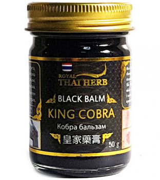 Чорний бальзам Roayl Thai Herb з отрутою Королівської Кобри